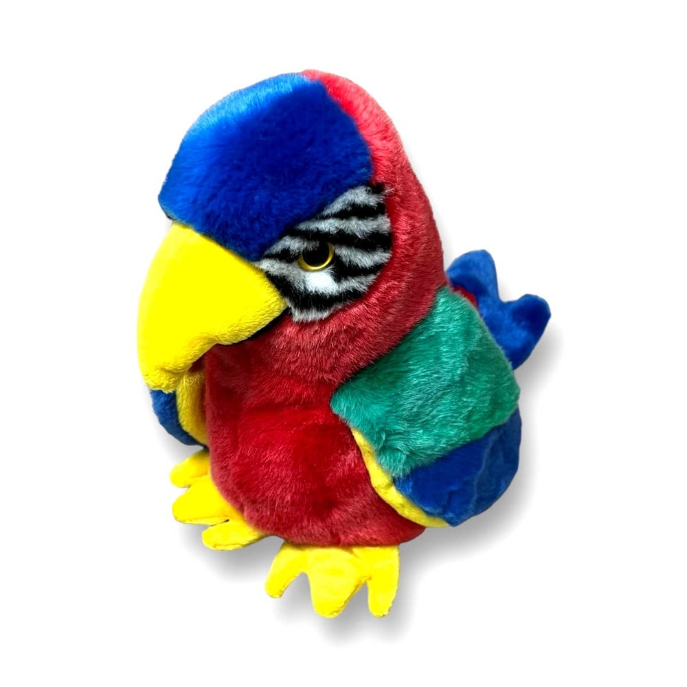 Vintage 1999 TY Beanie Buddies Collection Jabber the Parrot Missing Hang Tag